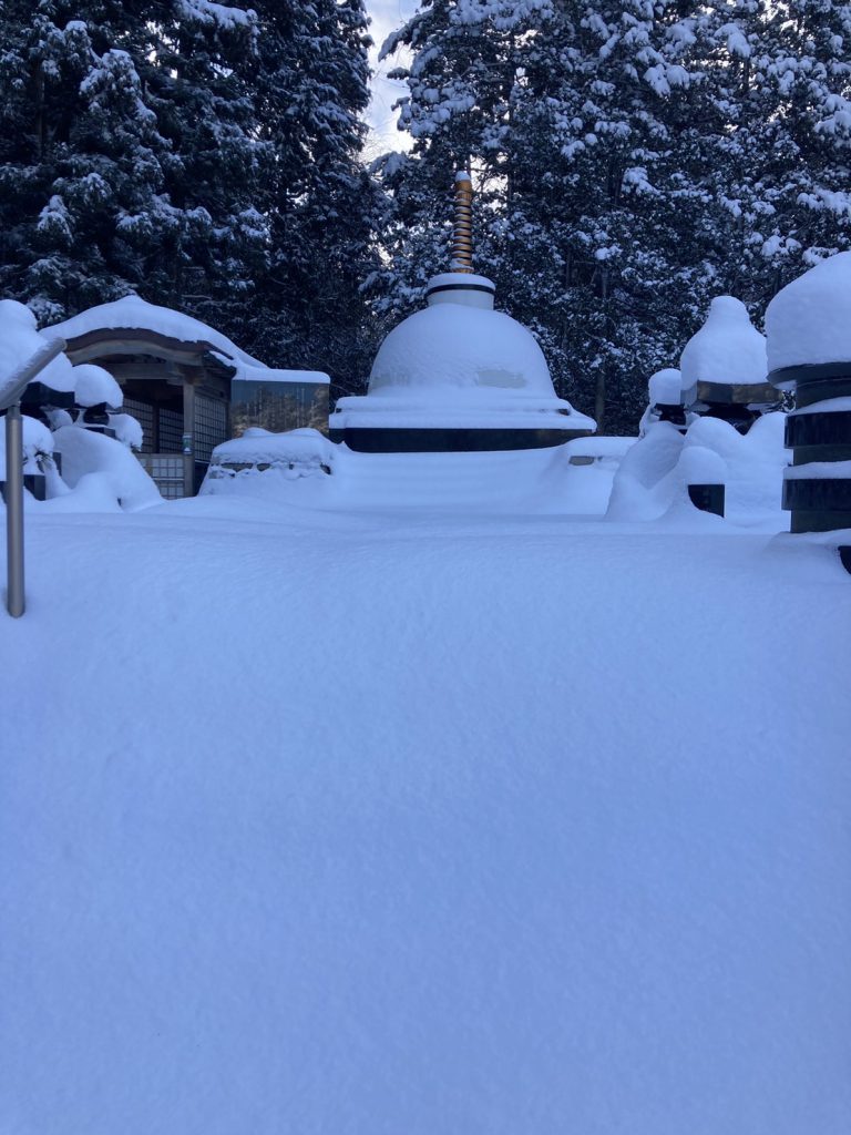 高野山の大雪
