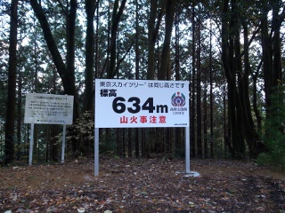 山火事注意634m