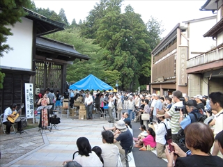 竹弦囃子のコンサートat高野山