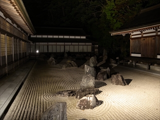 金剛峯寺 蟠龍庭 夜間特別拝観