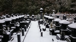 2014初雪・佛舎利宝塔