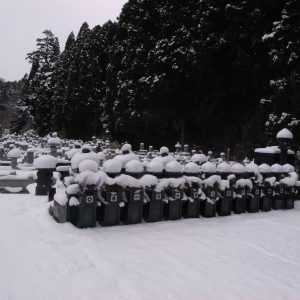 高野山の雪景色