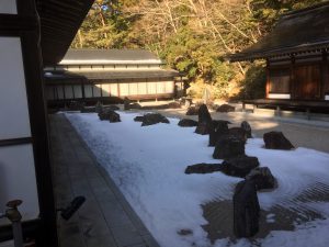 高野山金剛峯寺の雪