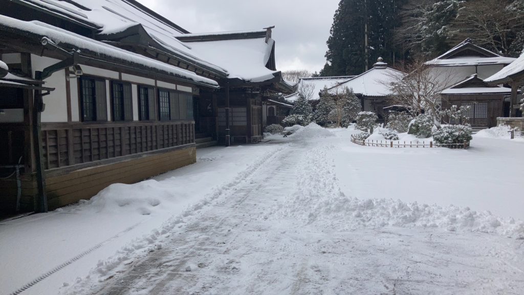 高野山の大雪