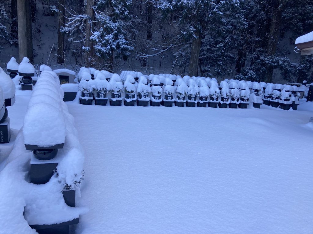 高野山の大雪