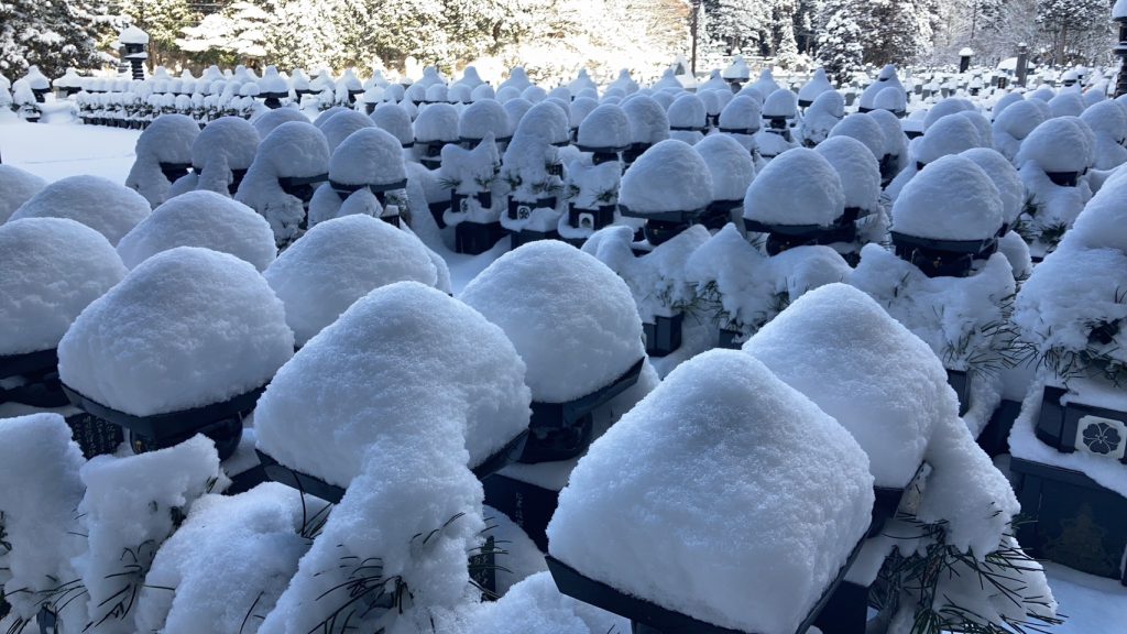 高野山の大雪